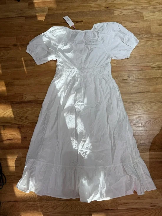 Vineyard Vines NWT poplin v-neck midi dress🎀❤️🌺 - Picture 11 of 11